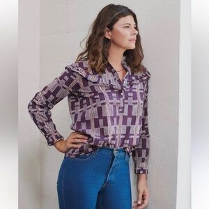 WVN. Nicolette Organic Cotton Top Size X-Large NWT